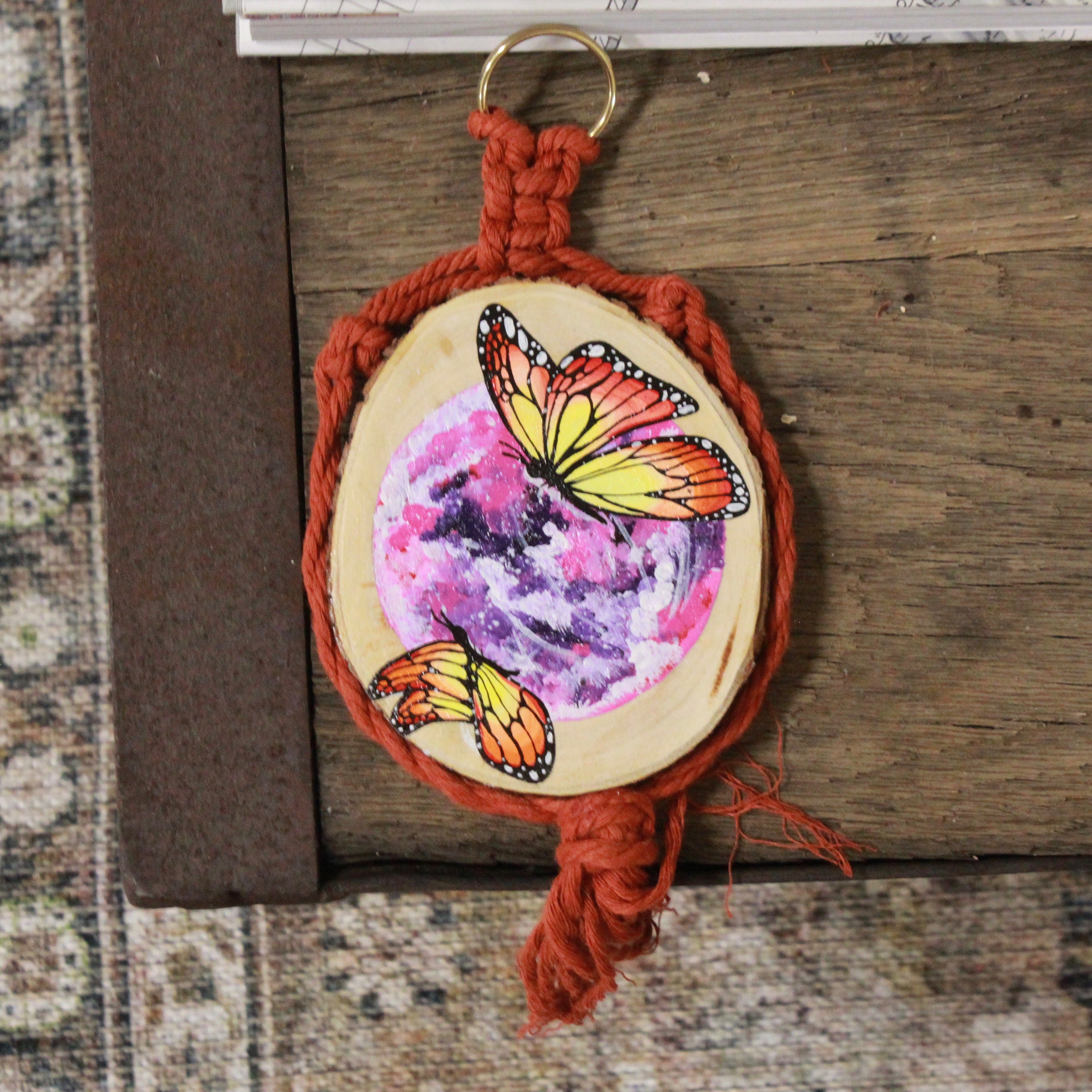 MACRAME WOOD ROUND