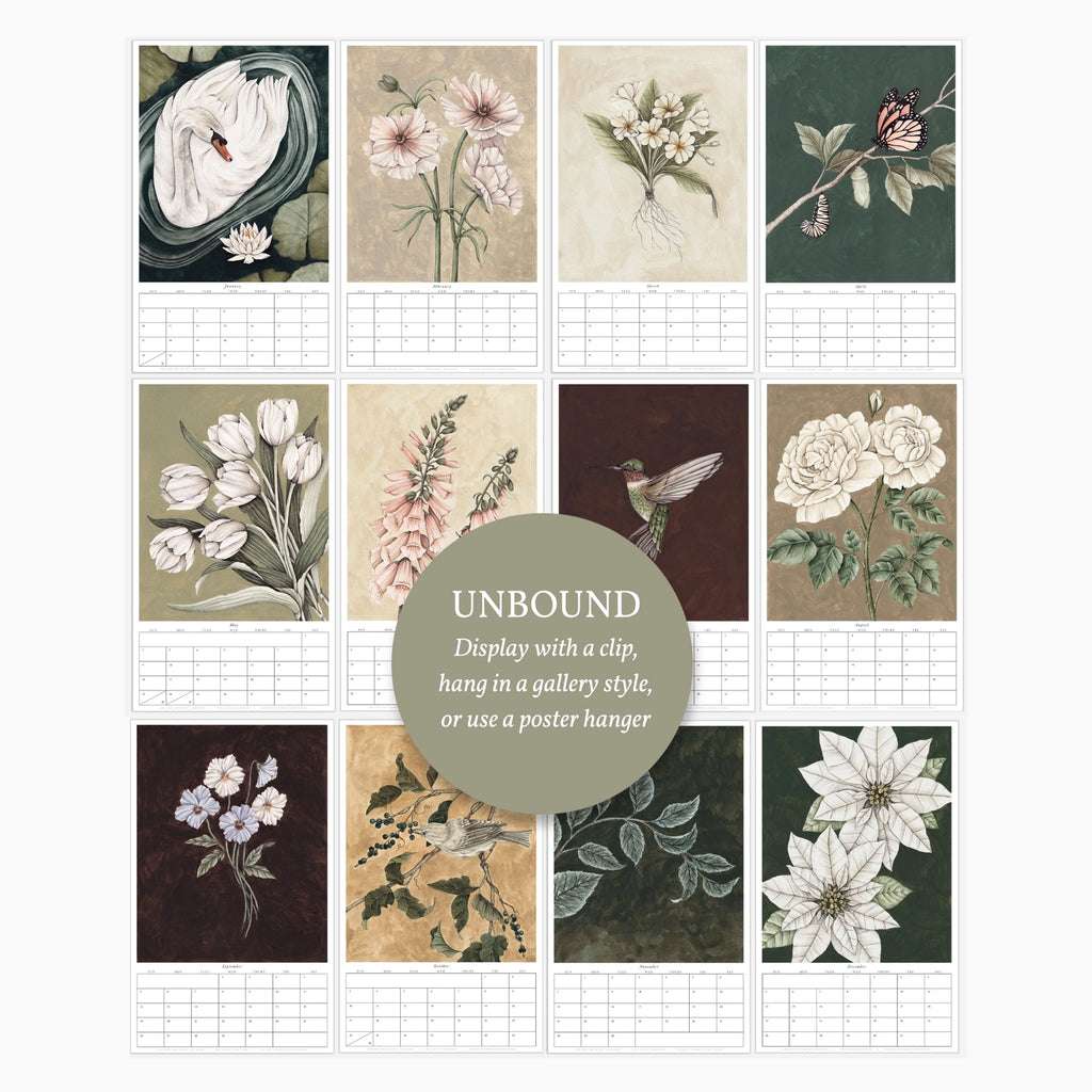 2027 BOTANICAL CALENDER