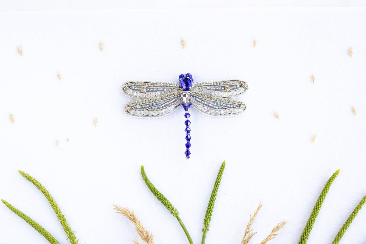 DRAGONFLY BEADED BROOCH KIT