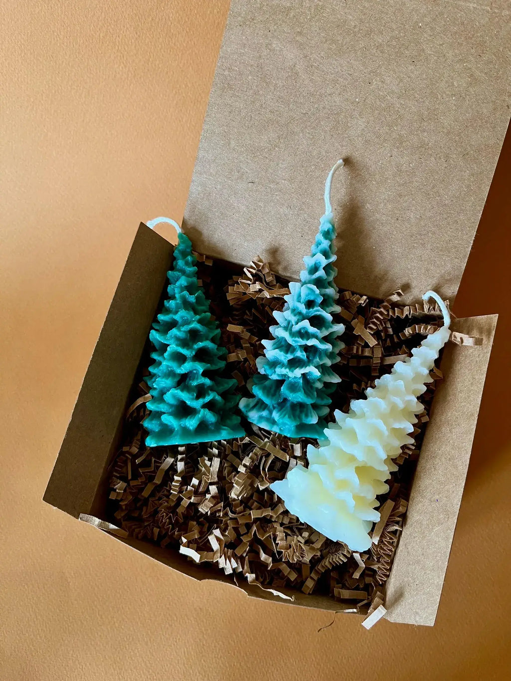 CHRISTMAS TREE BEESWAX CANDLE