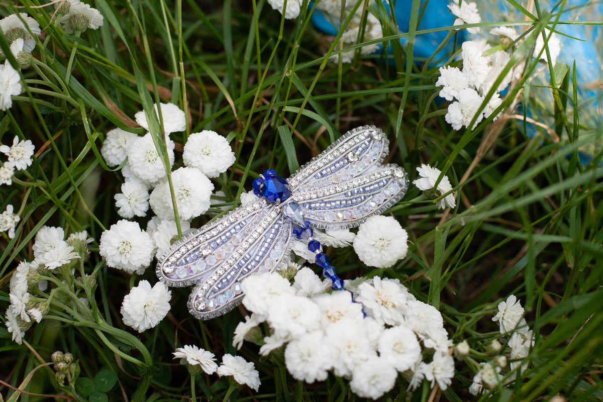 DRAGONFLY BEADED BROOCH KIT