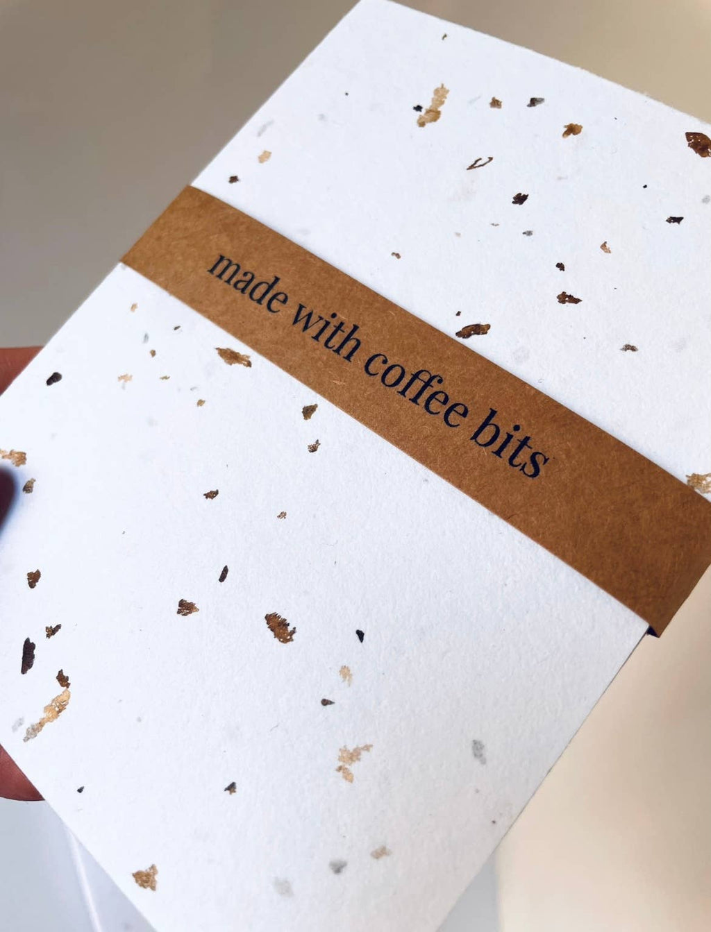 MINI RECYCLED COFFEE CONFETTI NOTEBOOK