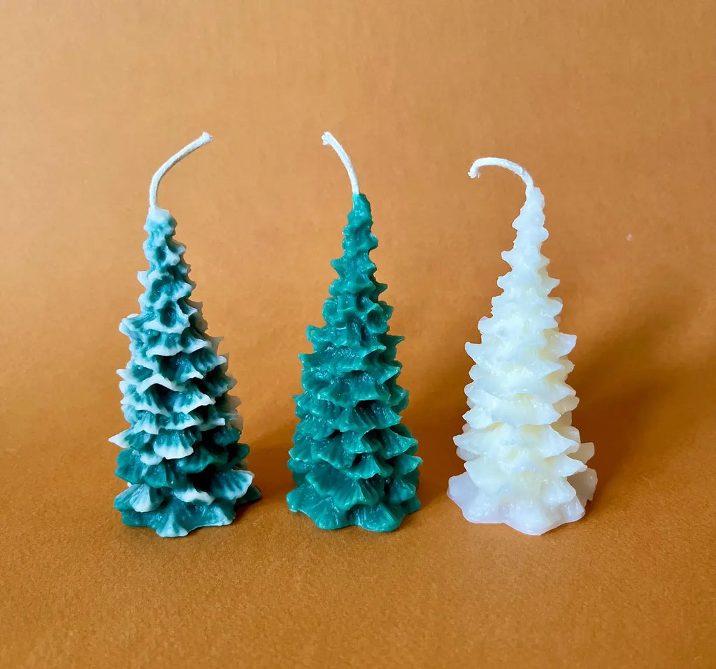 CHRISTMAS TREE BEESWAX CANDLE