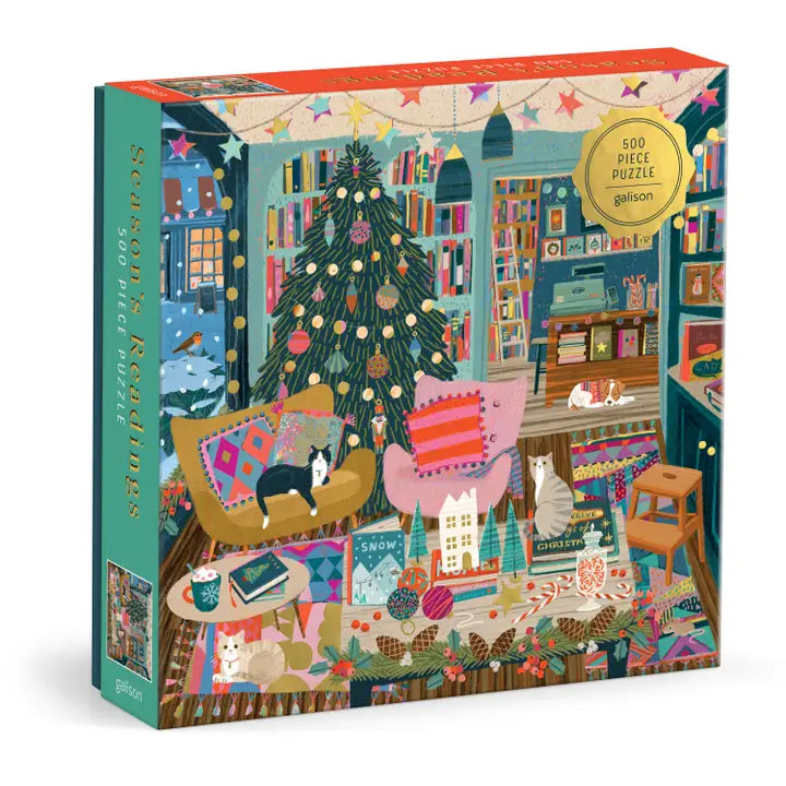 SEASONS READINGS 500 PIECE FOIL PUZZLE – Wildroot Floral