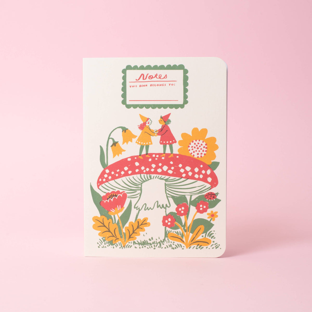 FOLDEEO NOTEBOOK FOLIO - MUSHROOM GNOMES