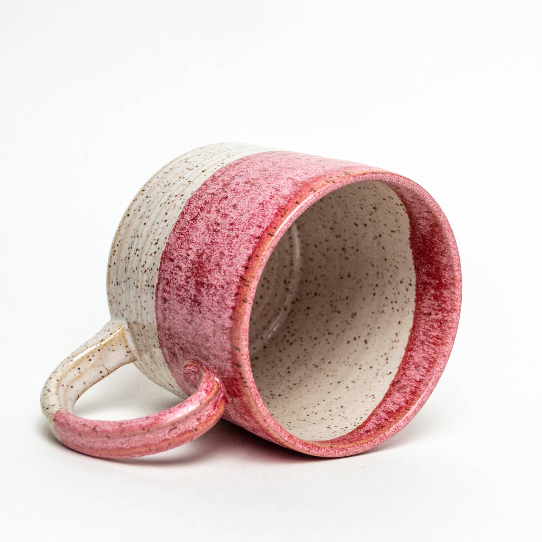 FROSTED CHERRY HAND-THROWN MUG
