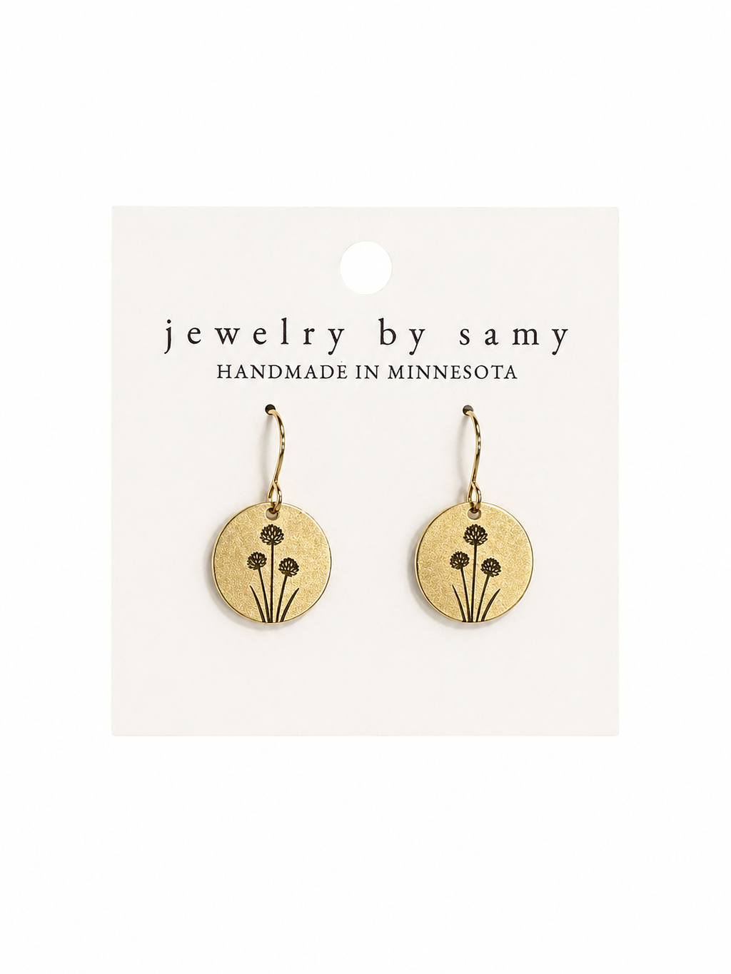CHIVE HERB EARRINGS