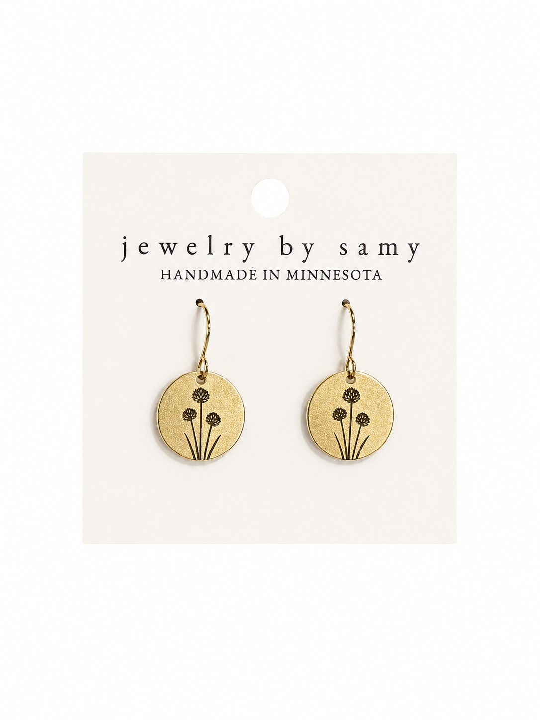CHIVE HERB EARRINGS