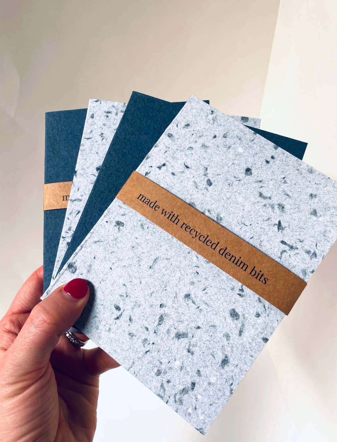 MINI RECYCLED DENIM CONFETTI NOTEBOOK