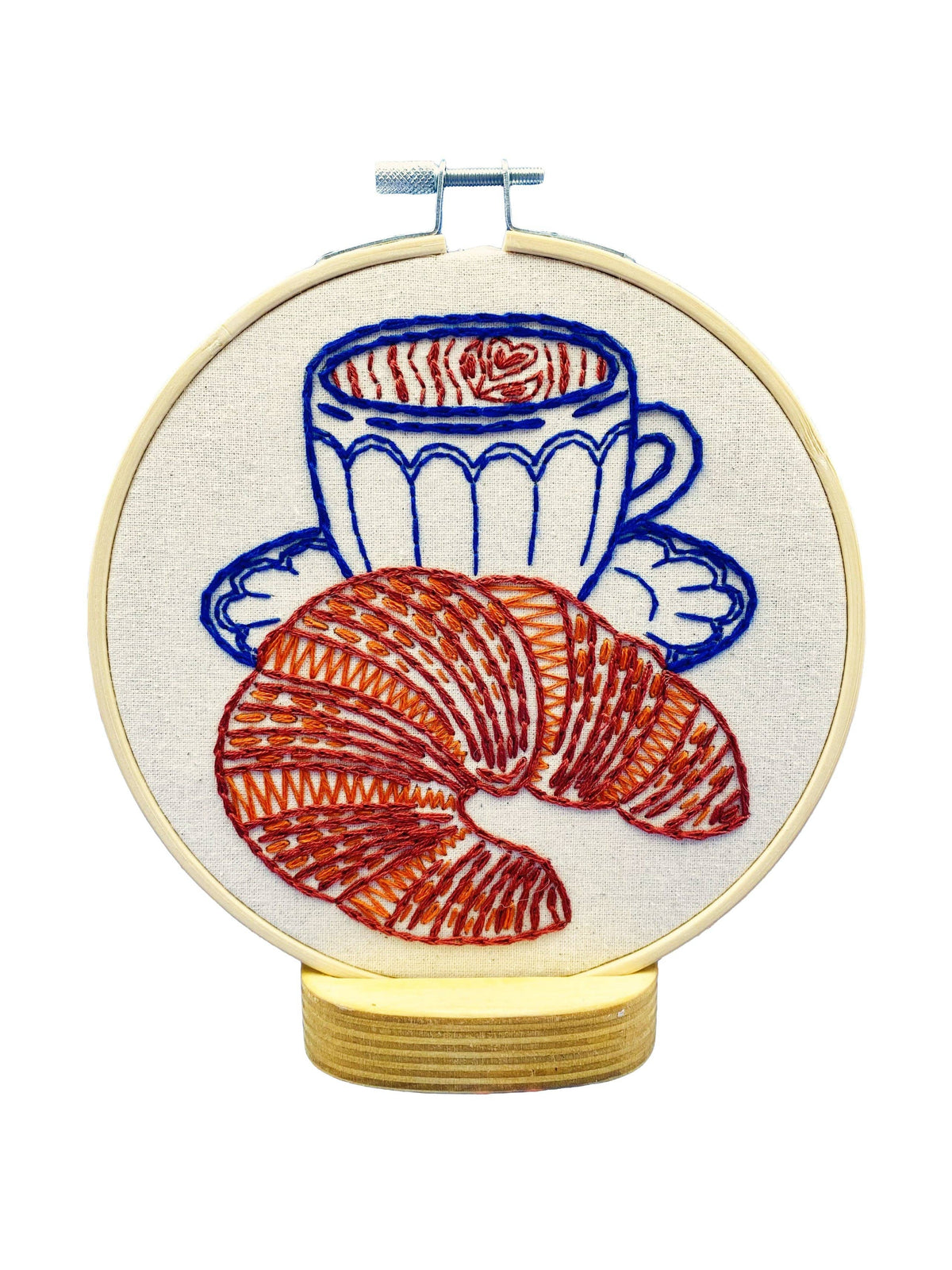 CROISSANT EMBROIDERY KIT