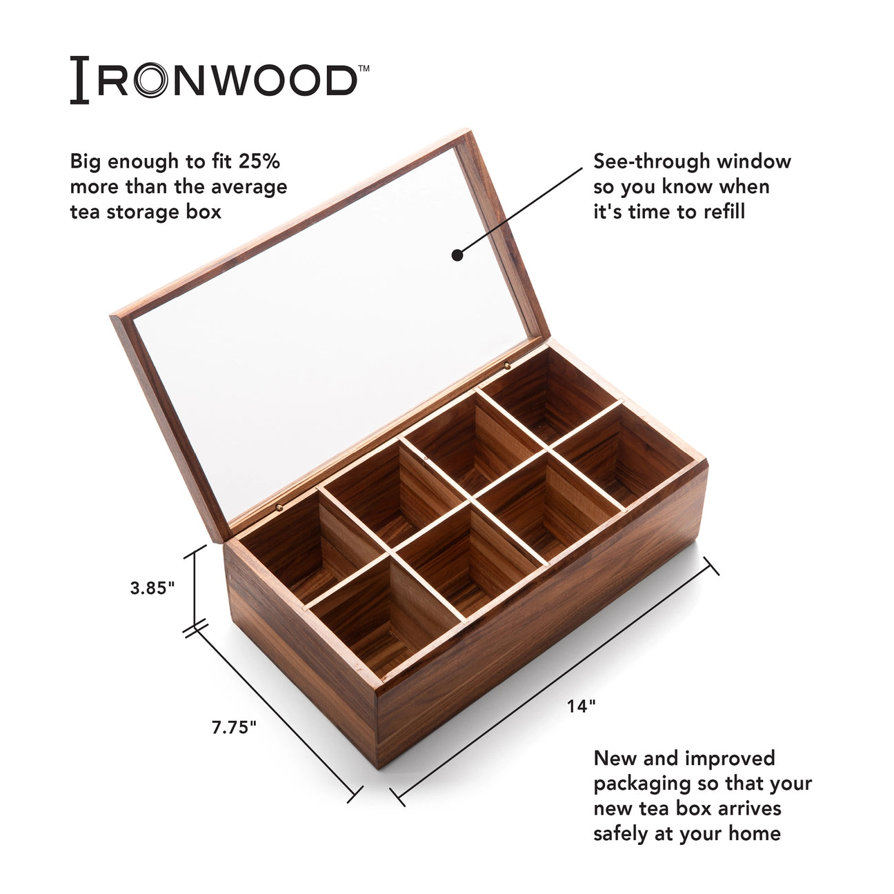 IRONWOOD CORNWALL TEA BOX