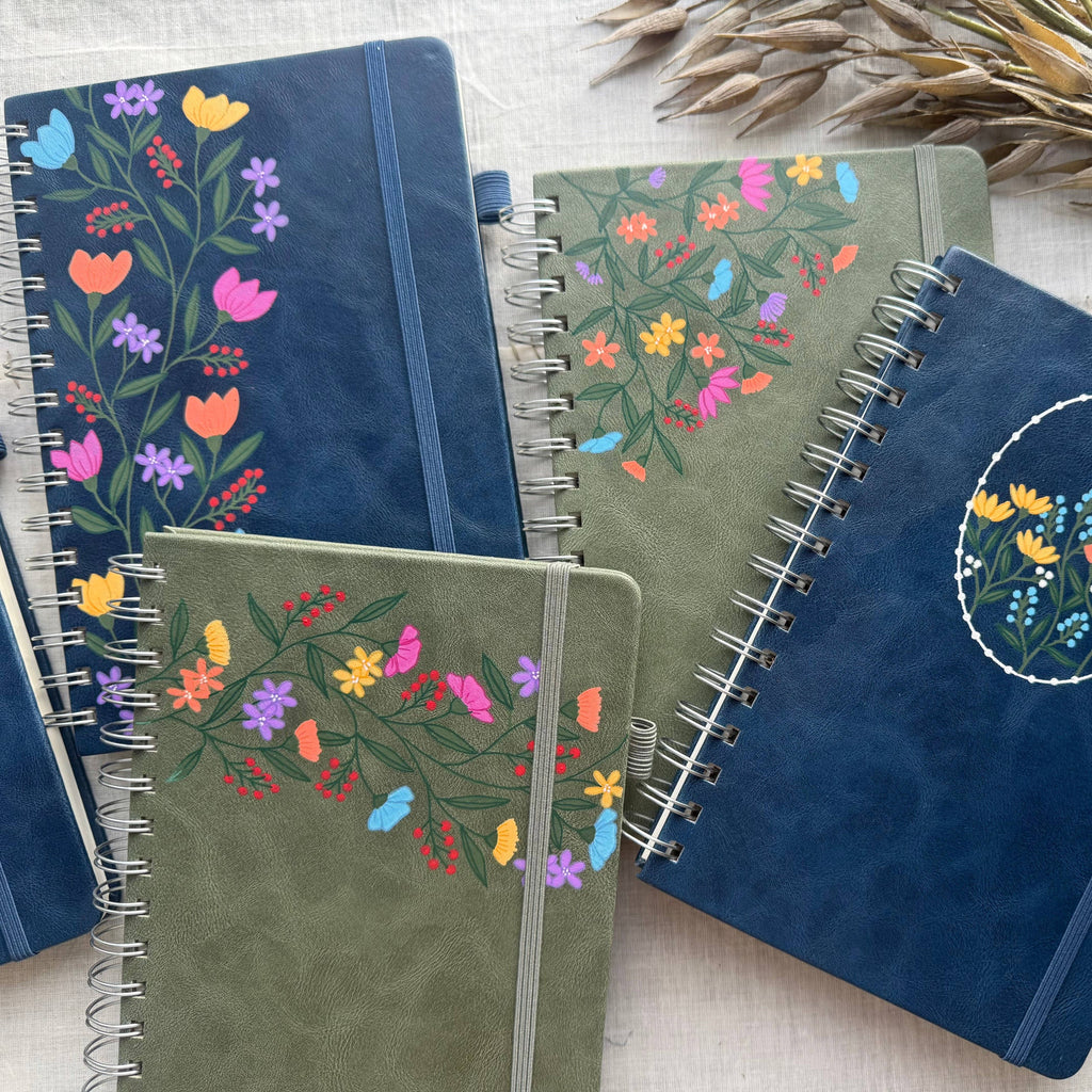 A HOUSE OF BOOKS LINED SPIRAL JOURNAL (ONE OF A KIND)