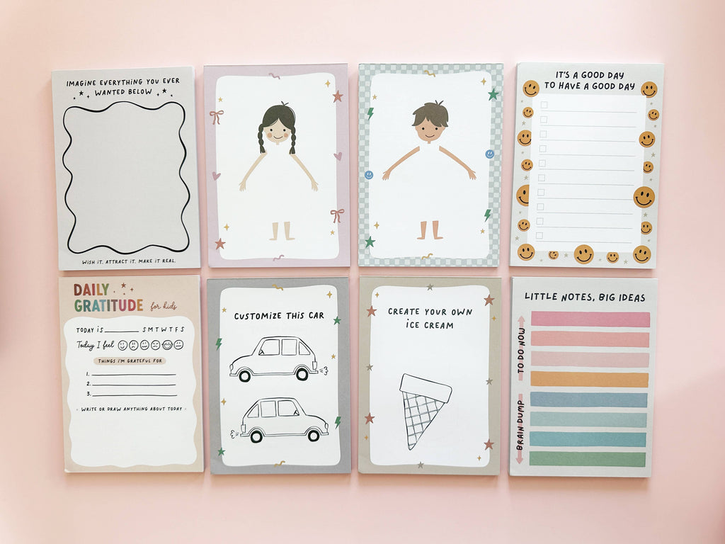 DREAM & DESIGN KIDS PRETEND PLAY NOTEPAD