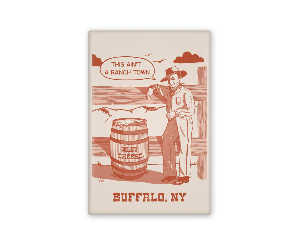 THIS AIN'T A RANCH TOWN ILLUSTRATED MAGNET