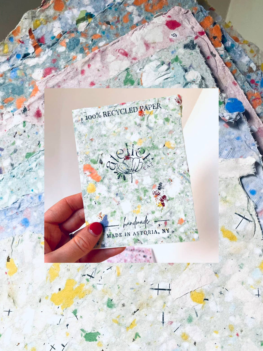 MINI CONFETTI BITS HANDMADE NOTEBOOK