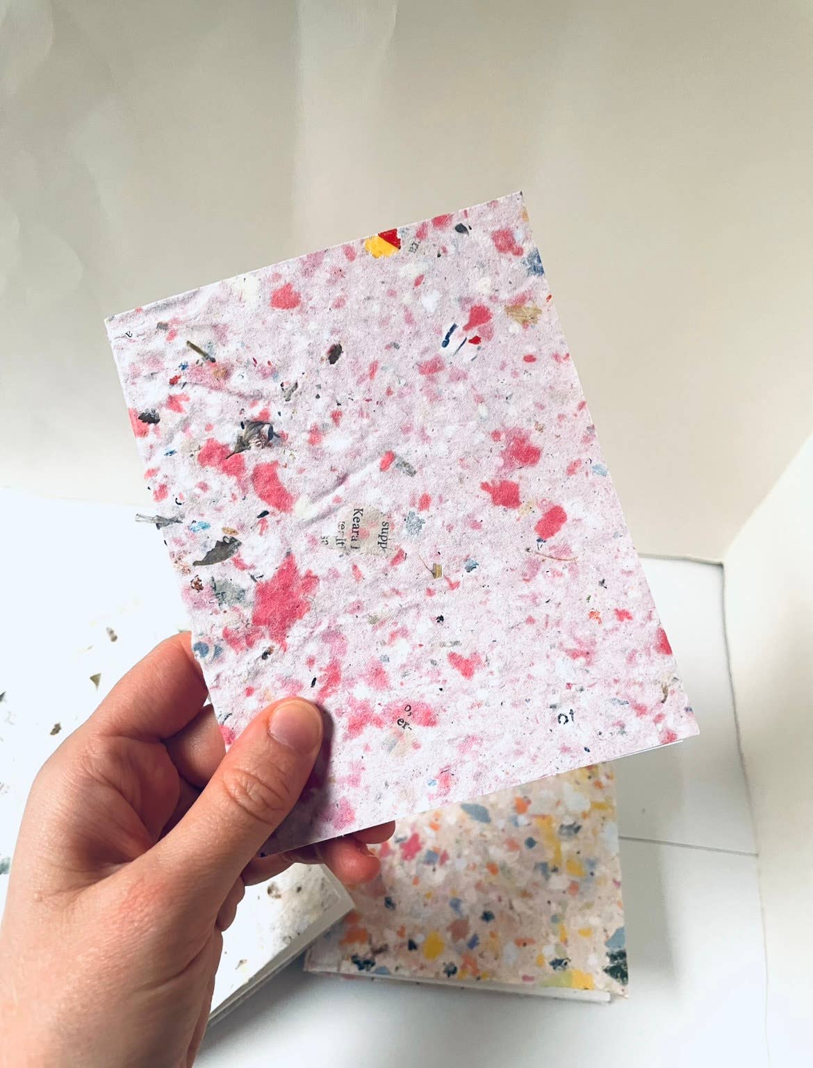 MINI CONFETTI BITS HANDMADE NOTEBOOK
