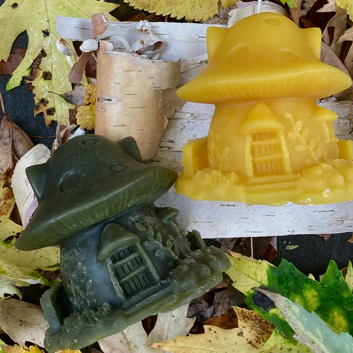 ORGANIC + WILD BEESWAX CANDLES