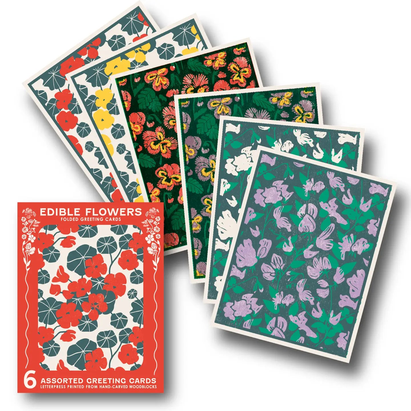 EDIBLE FLOWERS LETTERPRESS GIFT SET
