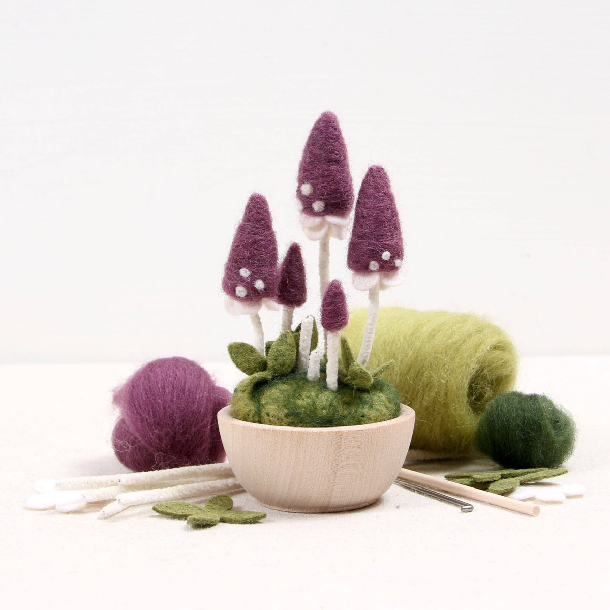 NEEDLE FELTING KIT - PIXIE PARASOL