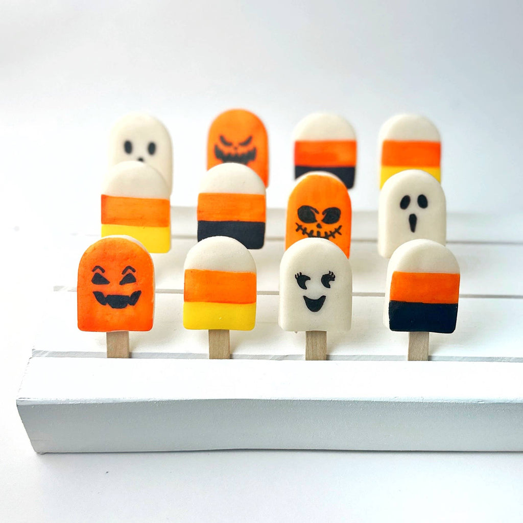 GOURMET MARZIPAN MINI HALLOWEEN POPS