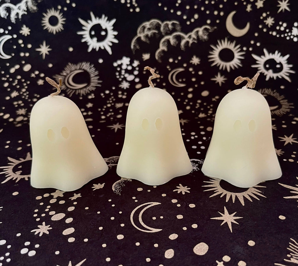 GHOST BEESWAX CANDLE