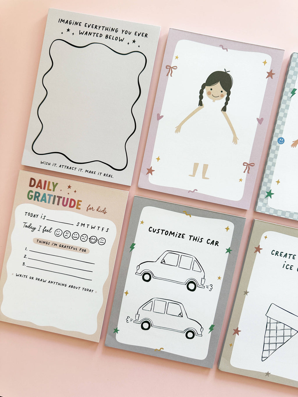 DREAM & DESIGN KIDS PRETEND PLAY NOTEPAD