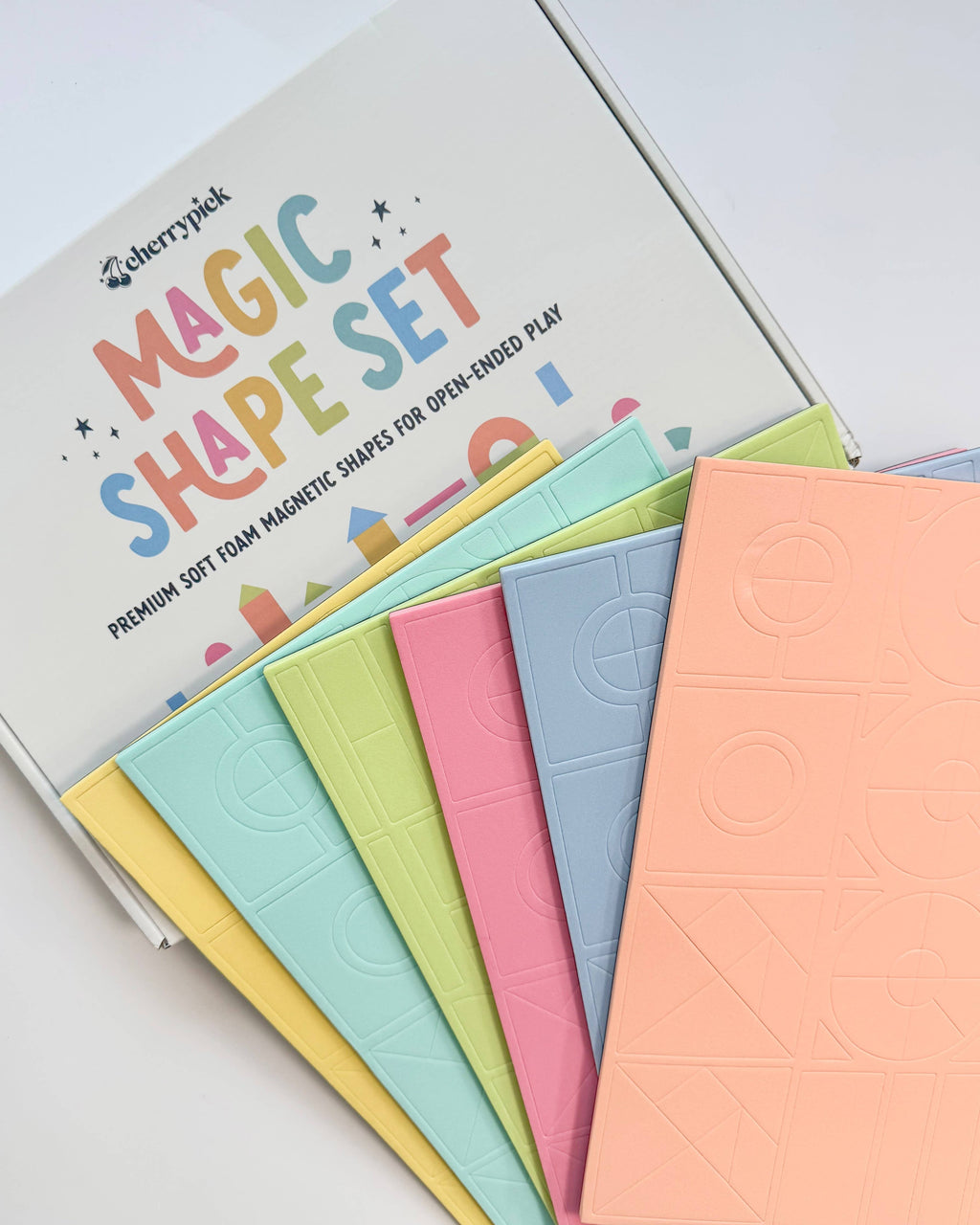 MAGIC SHAPE SET - SOFT FOAM MAGNETIC SHAPES