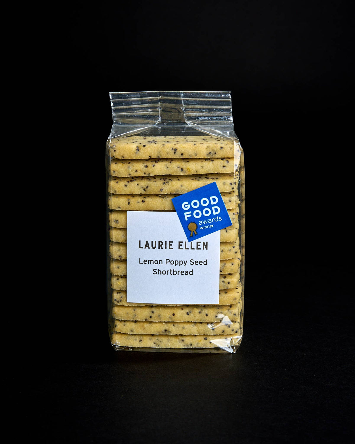 LEMON POPPY SEED SHORTBREAD (PACK OF 12)