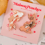 ALWAYS TOGETHER KOI FISH PIN SET
