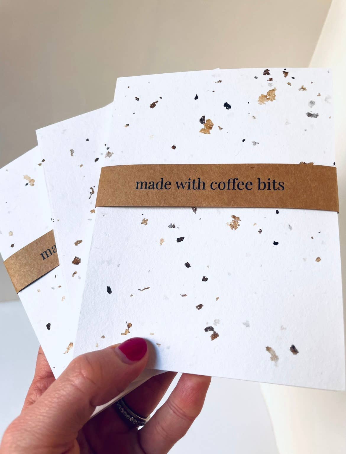 MINI RECYCLED COFFEE CONFETTI NOTEBOOK