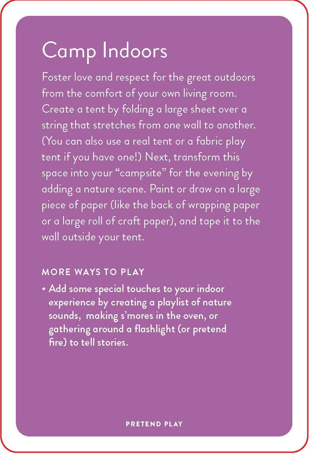 FAMILY PLAY DECK