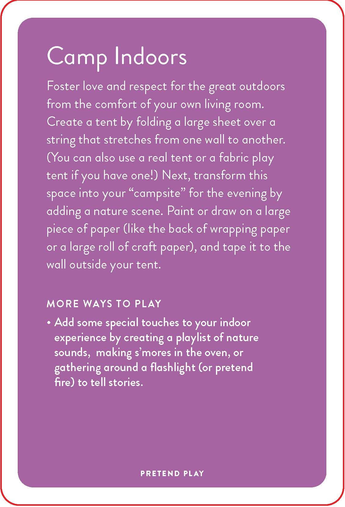 FAMILY PLAY DECK