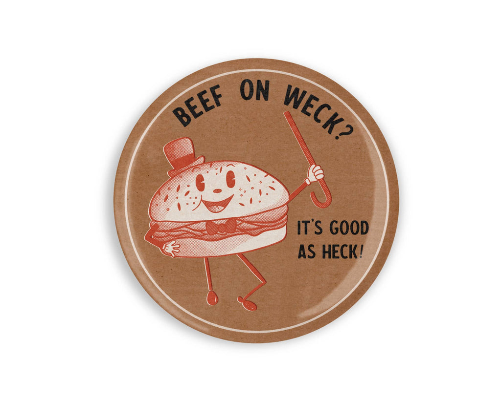 BEEF ON WECK SANDWICH ILLUSTRATED MAGNET