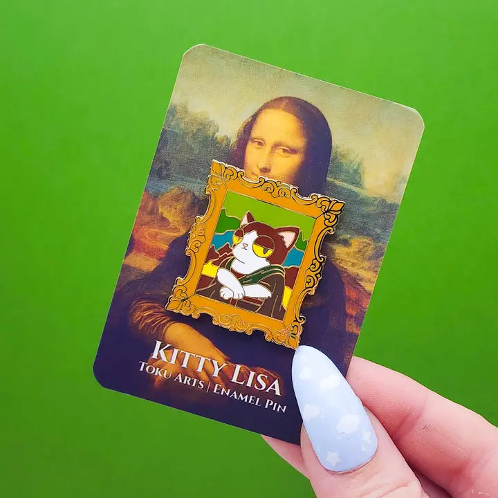 THE KITTY LISA ENAMEL PIN