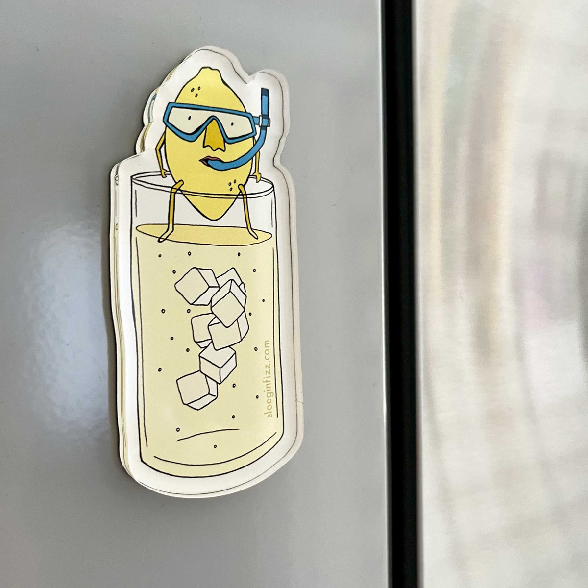 LEMONS MAKE LEMONADE REFRIGERATOR MAGNET