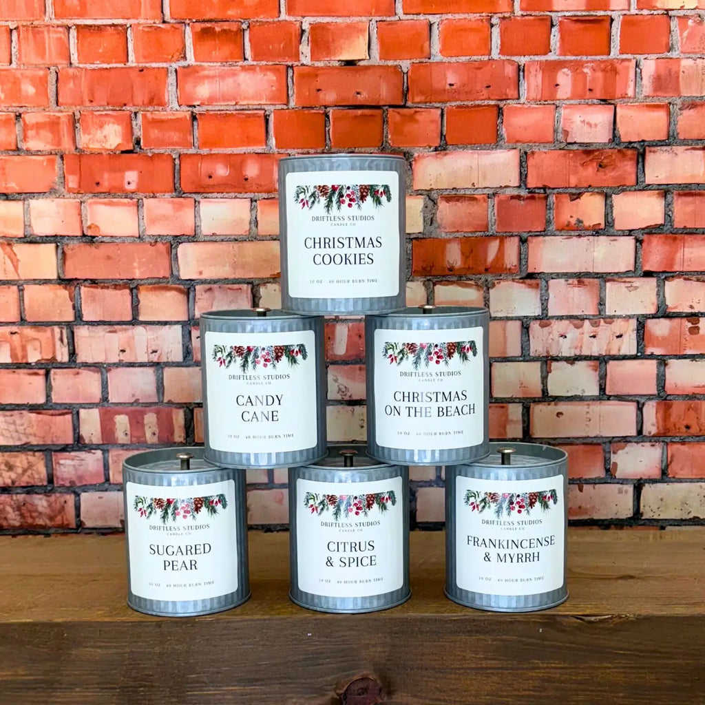DRIFTLESS STUDIOS HOLIDAY CANDLES