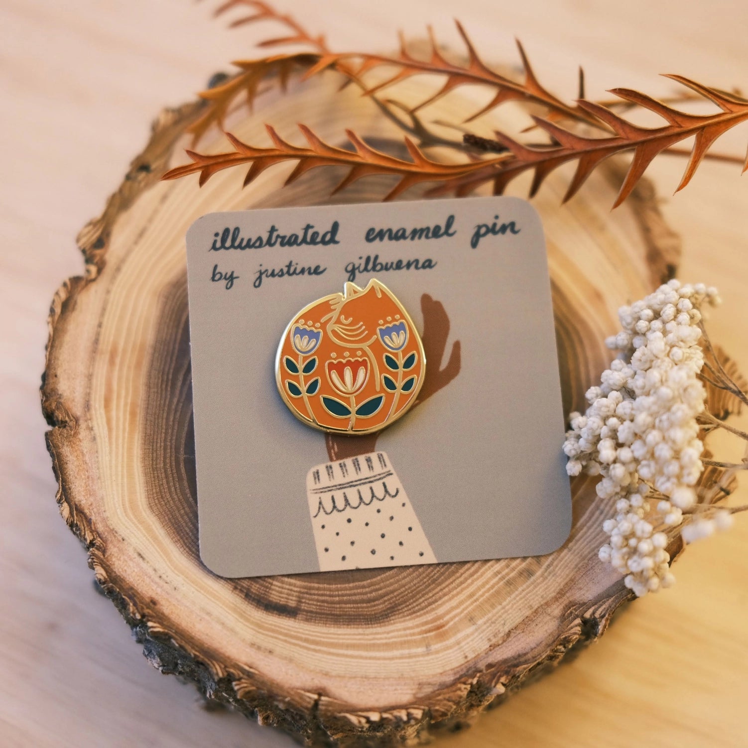 CAT NAP ENAMEL PIN