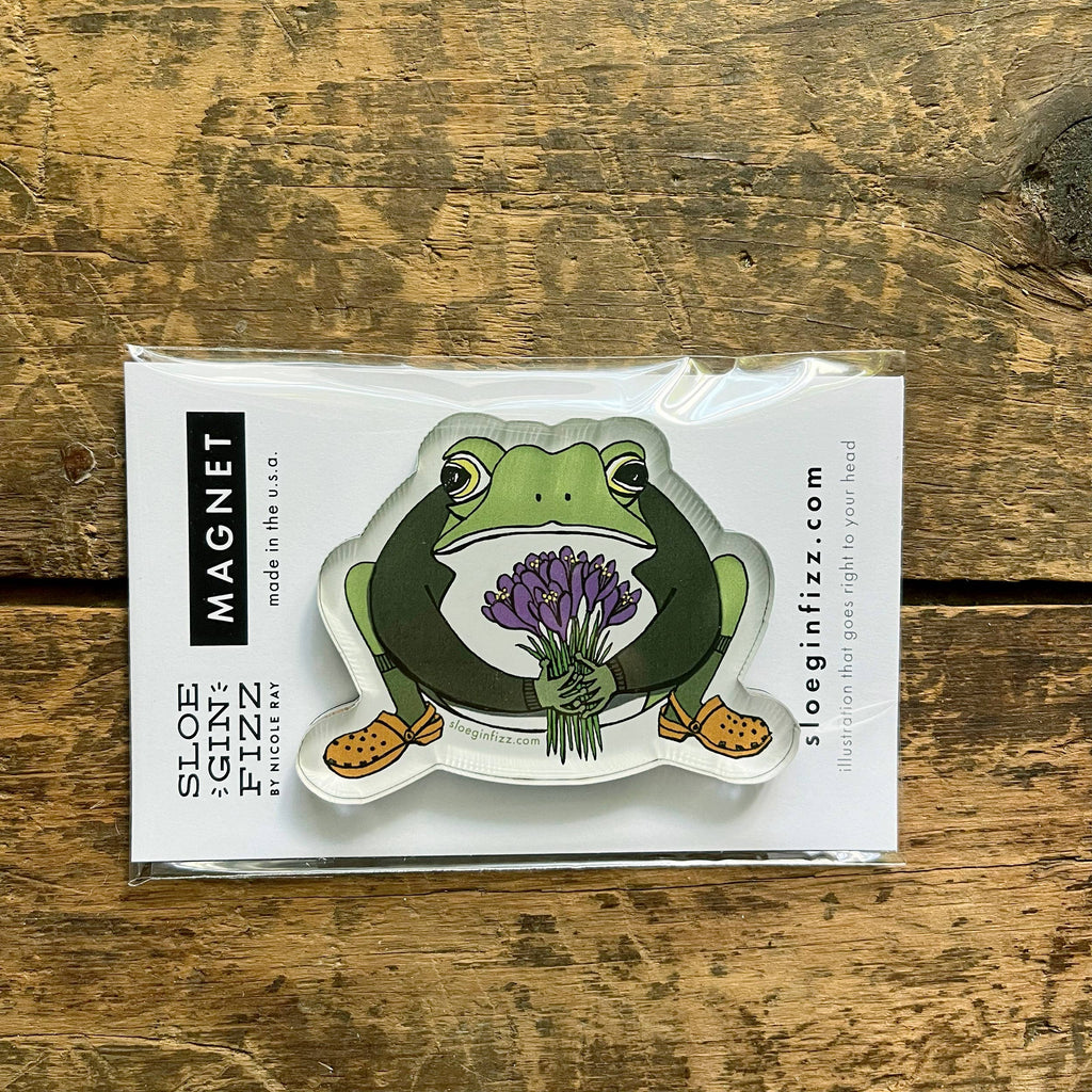 CROAK-US TOAD REFRIGERATOR MAGNET