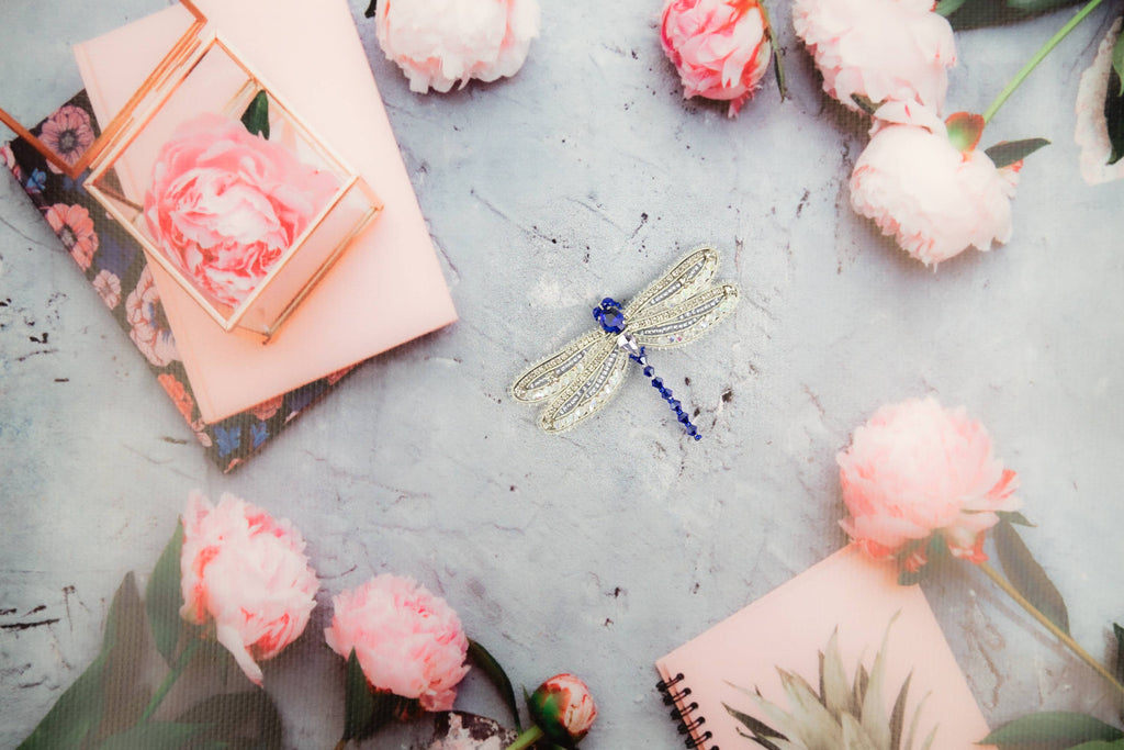 DRAGONFLY BEADED BROOCH KIT