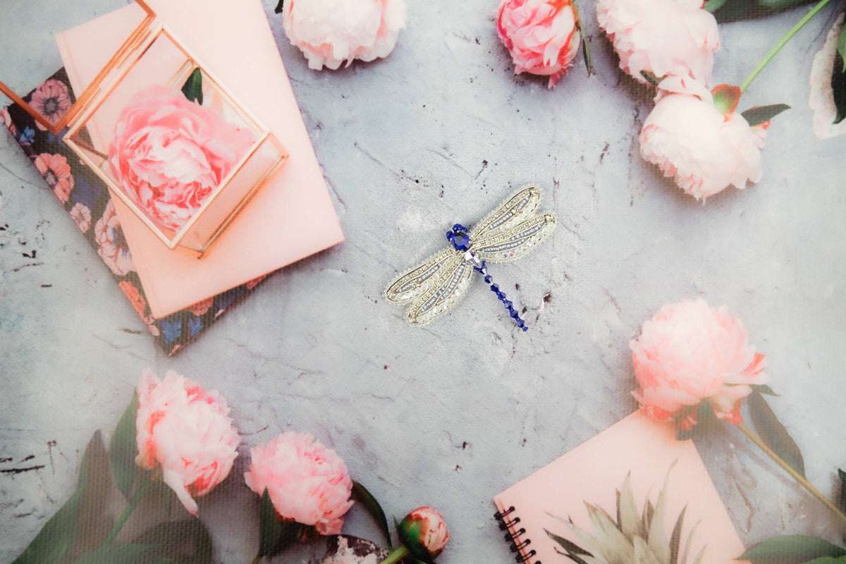 DRAGONFLY BEADED BROOCH KIT