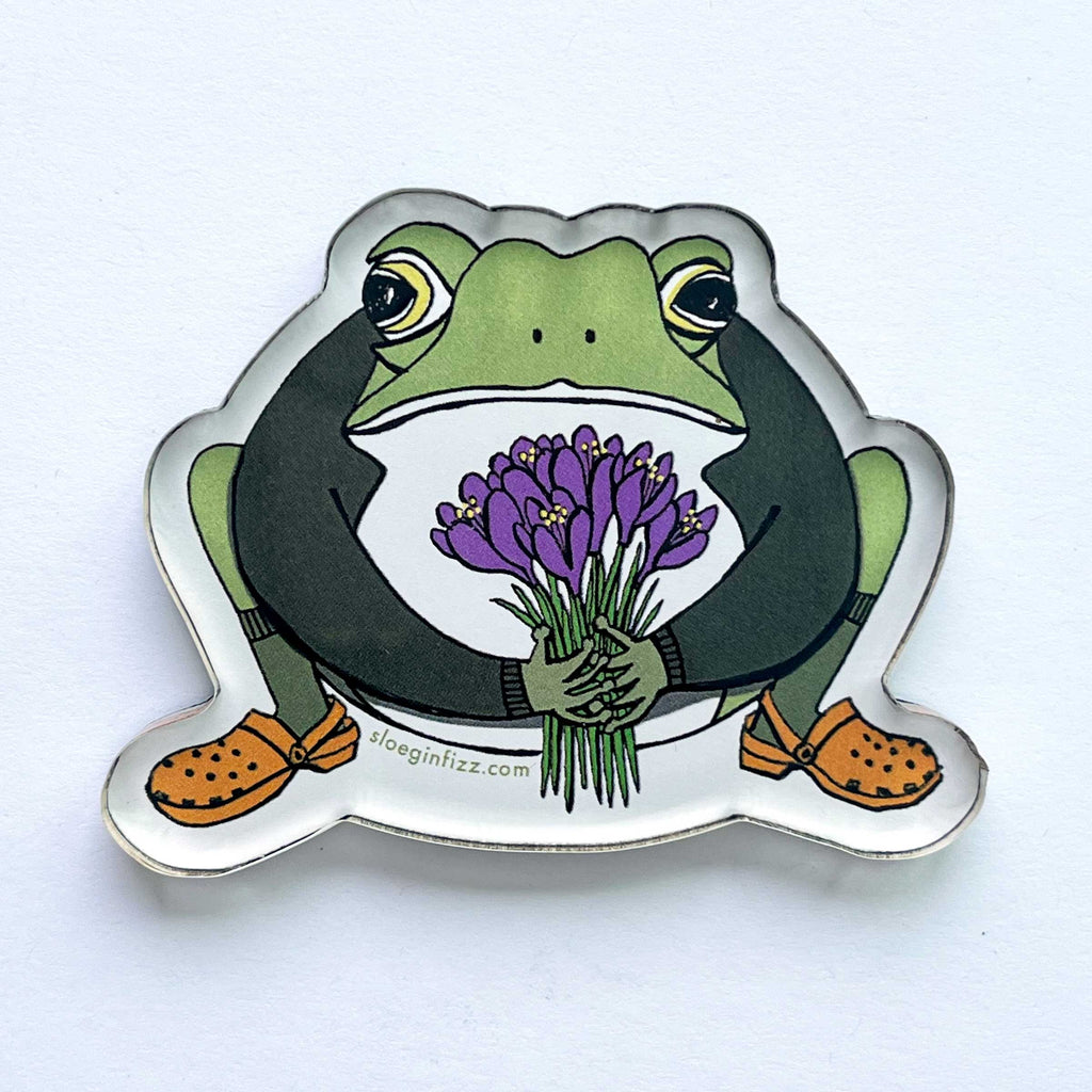 CROAK-US TOAD REFRIGERATOR MAGNET