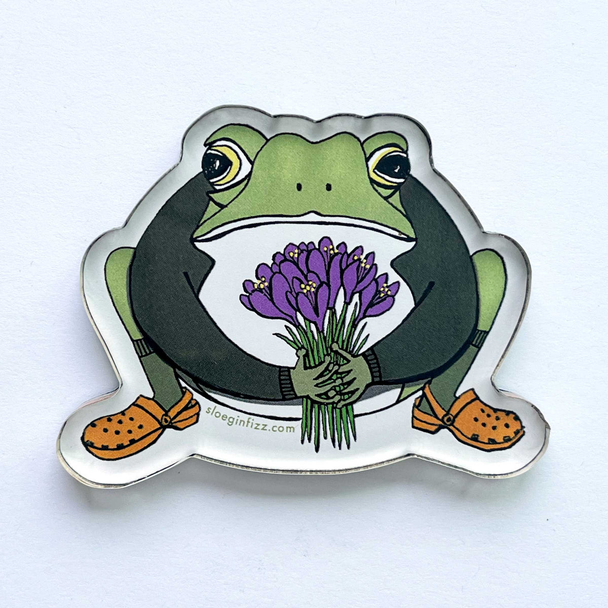CROAK-US TOAD REFRIGERATOR MAGNET