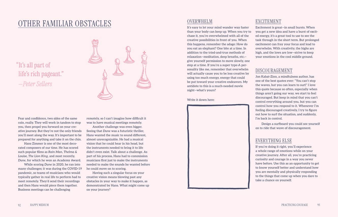 HAPPY MEDIUM: A GUIDED CREATIVITY JOURNAL