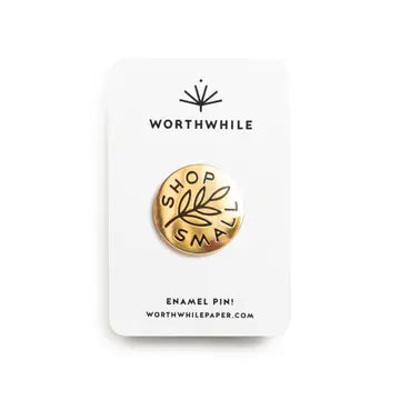 SHOP SMALL ENAMEL PIN