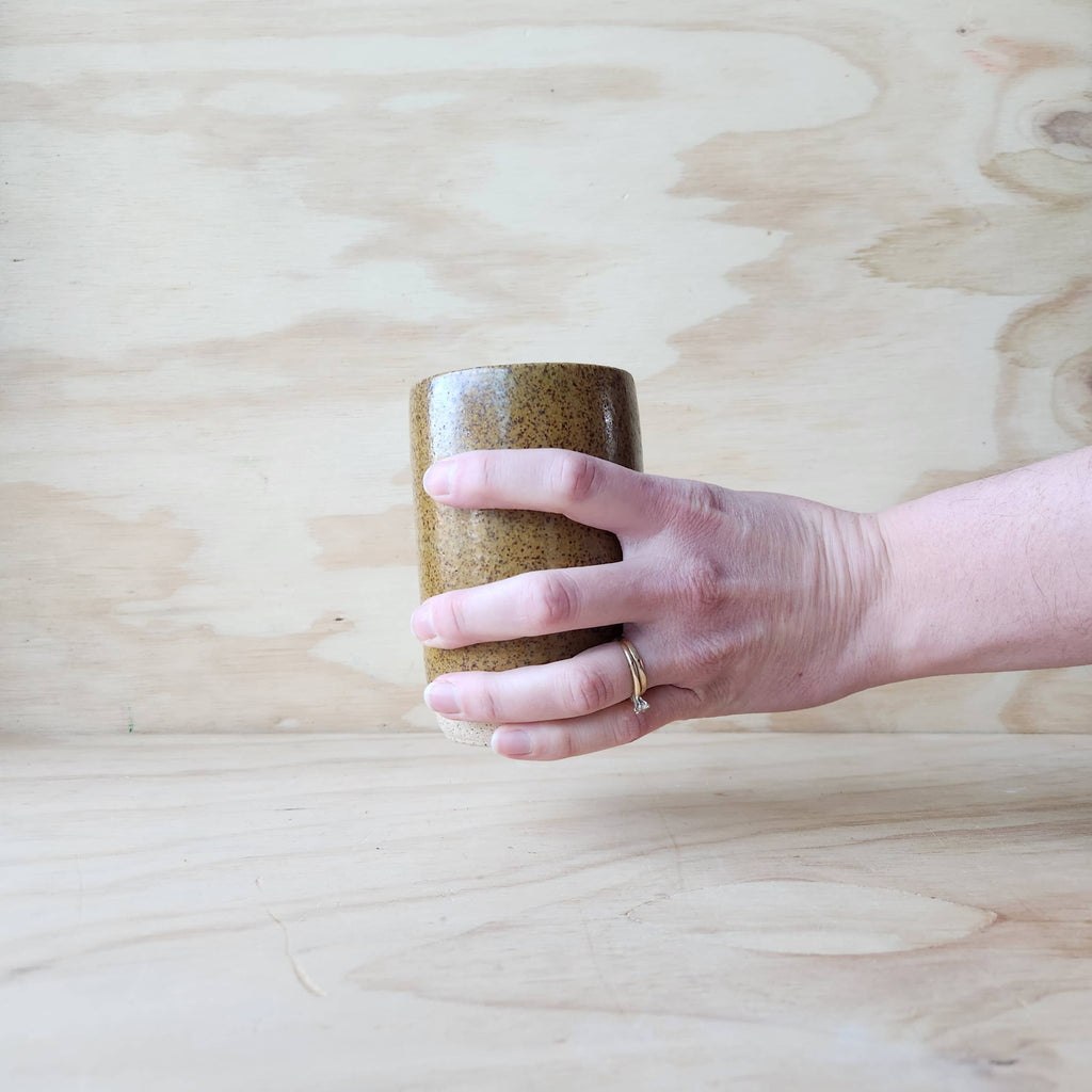 CLASSIC CERAMIC TRAVEL TUMBLER: FERN GREEN