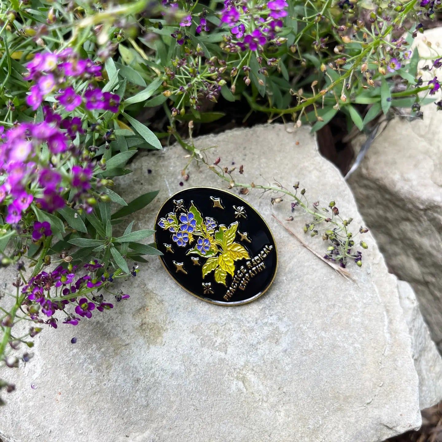 PRACTICE RADICAL EMPATHY ENAMEL PIN