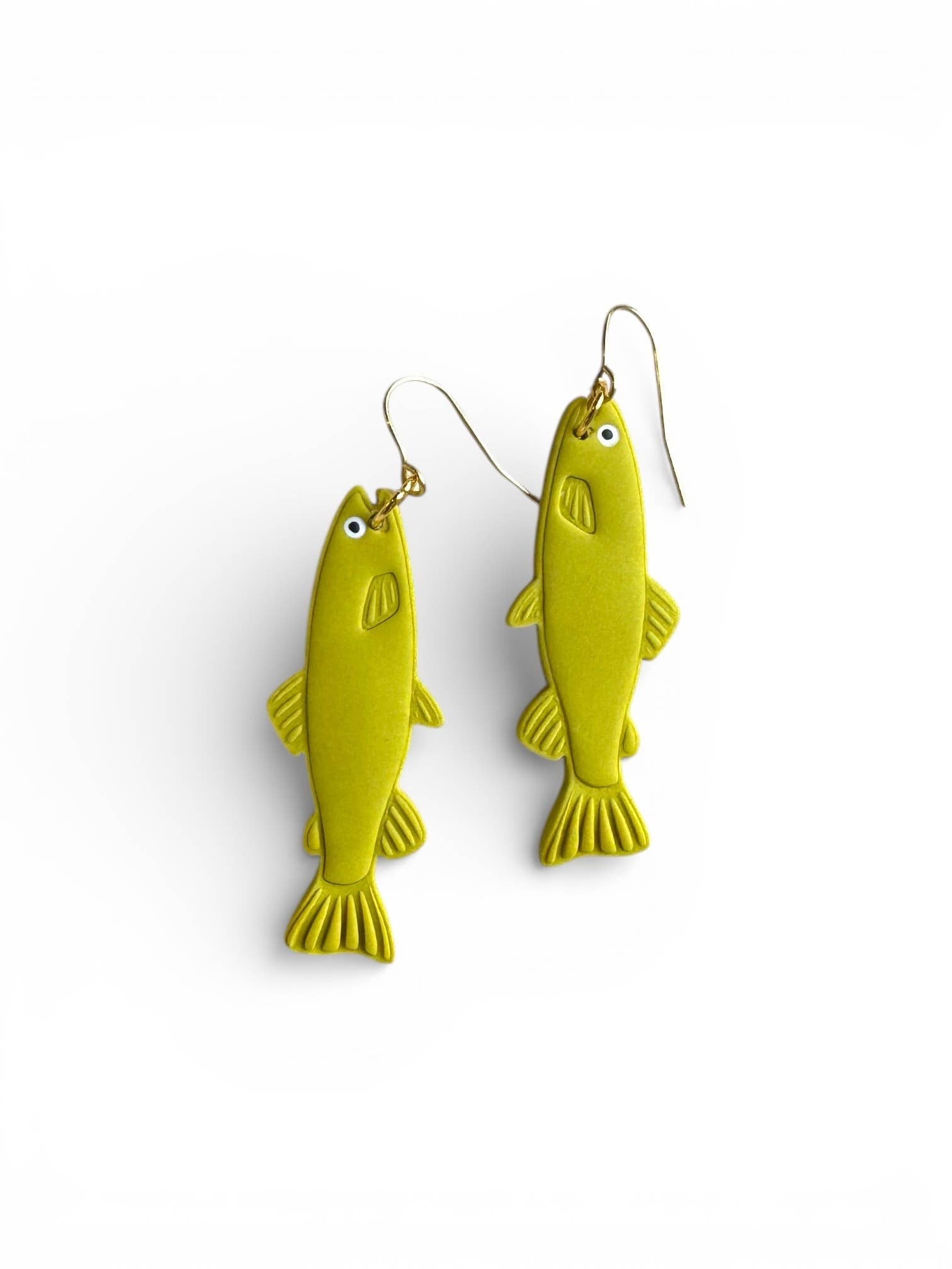 WALLEYE TROUT FISH EARRINGS