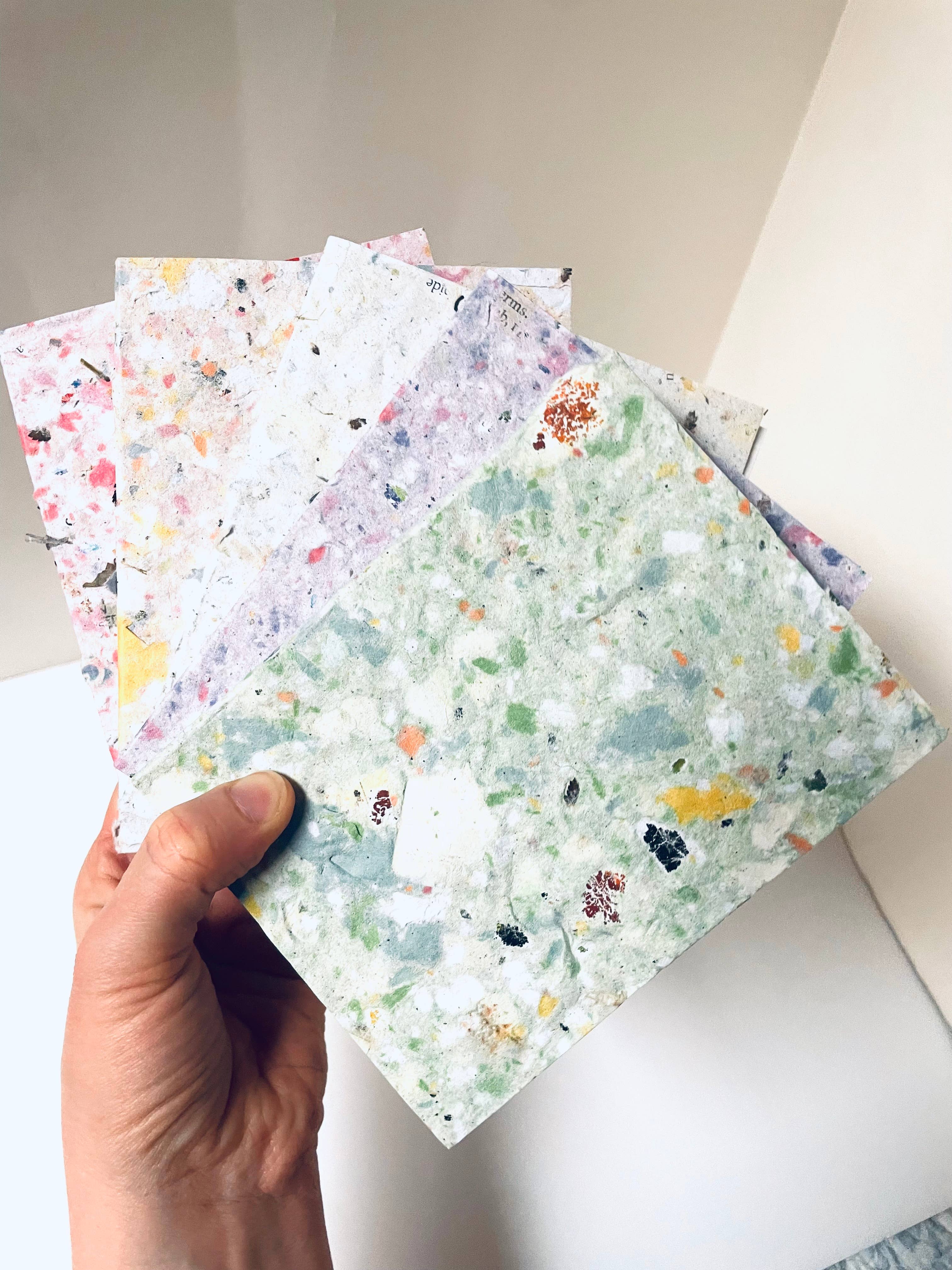 MINI CONFETTI BITS HANDMADE NOTEBOOK