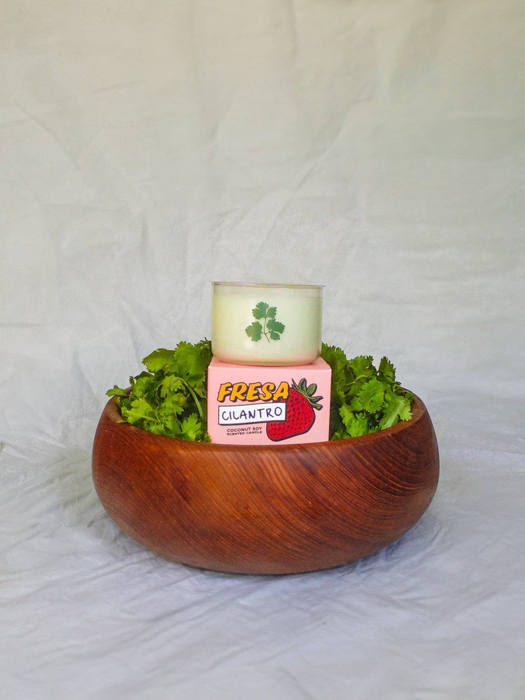 CILANTRO HERB MINI CANDLE