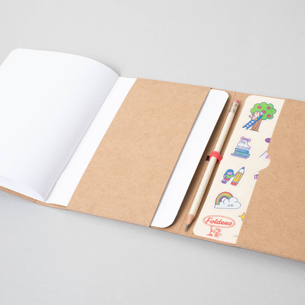 FOLDEEO NOTEBOOK FOLIO - MUSHROOM GNOMES